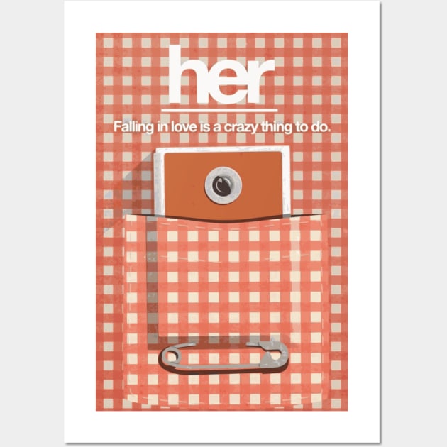 Her, a Spike Jonze movie Wall Art by jbrulmans